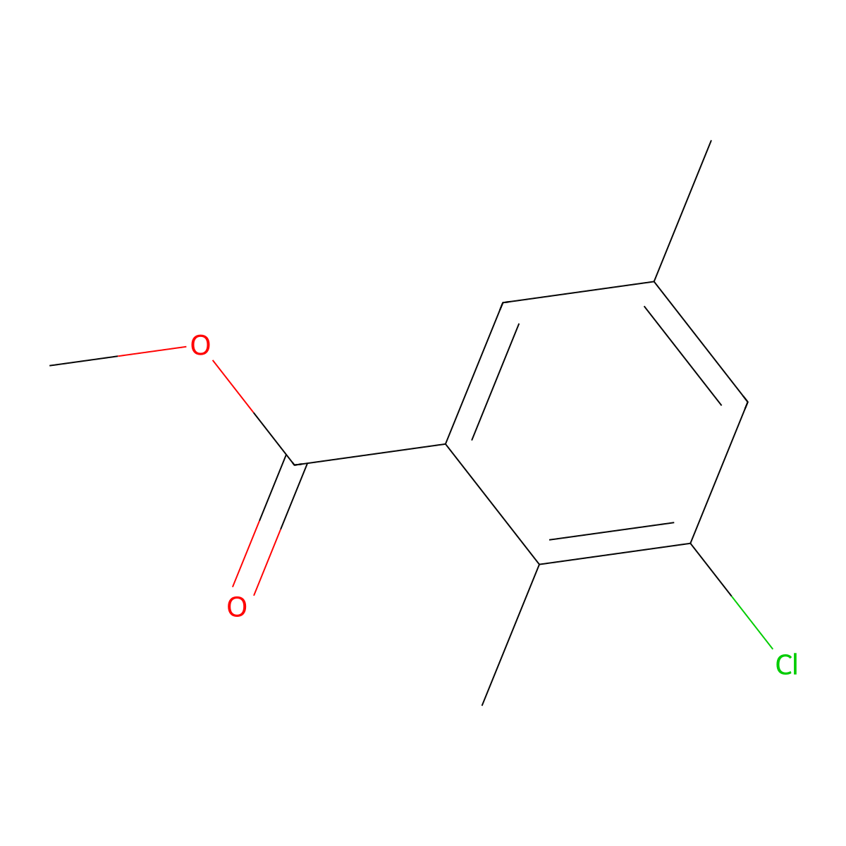 Methyl 3-chloro-2,5-dimethylbenzoate molecular structure, CAS 2119365-77-2