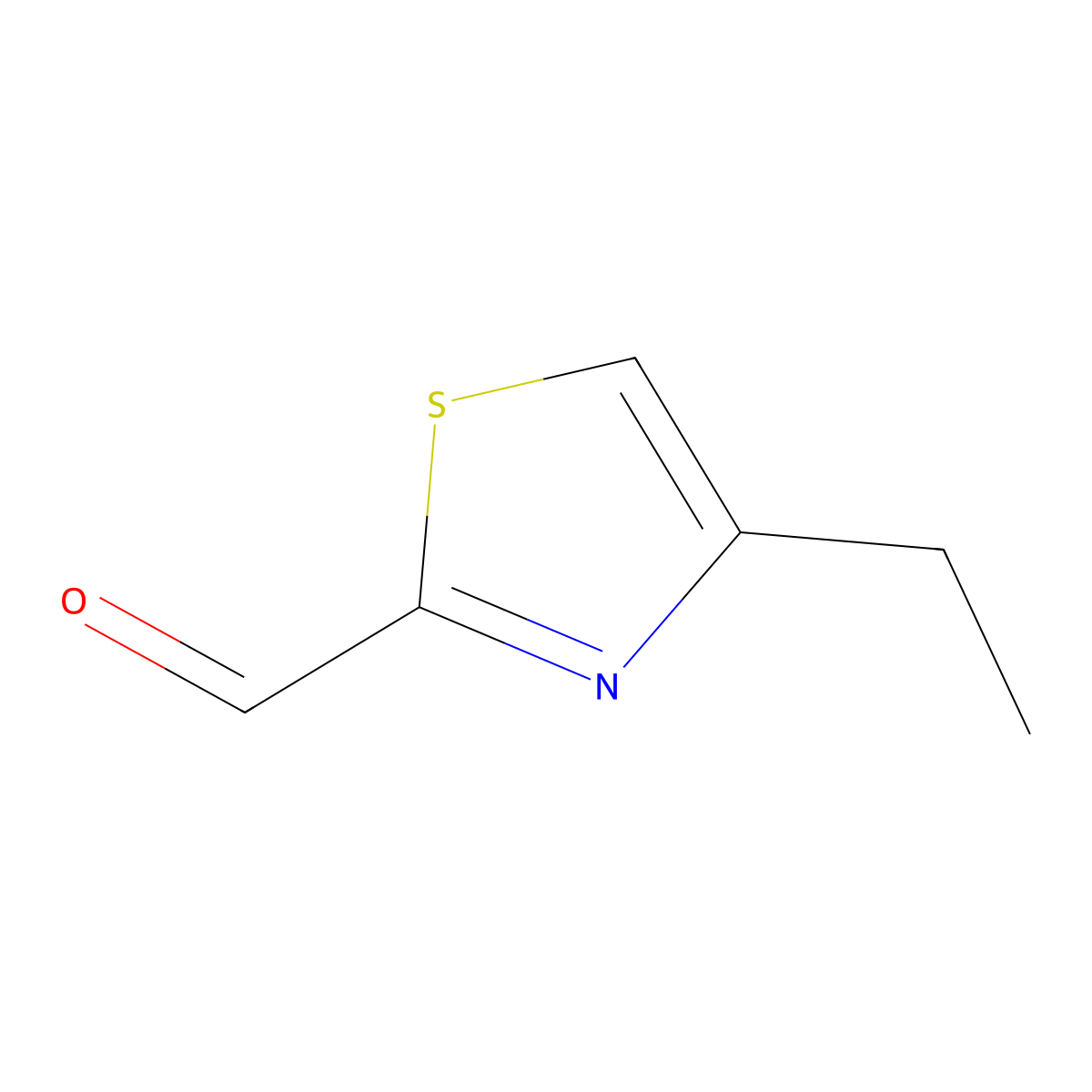 4-Ethyl-1,3-thiazole-2-carbaldehyde molecular structure, CAS 211943-05-4