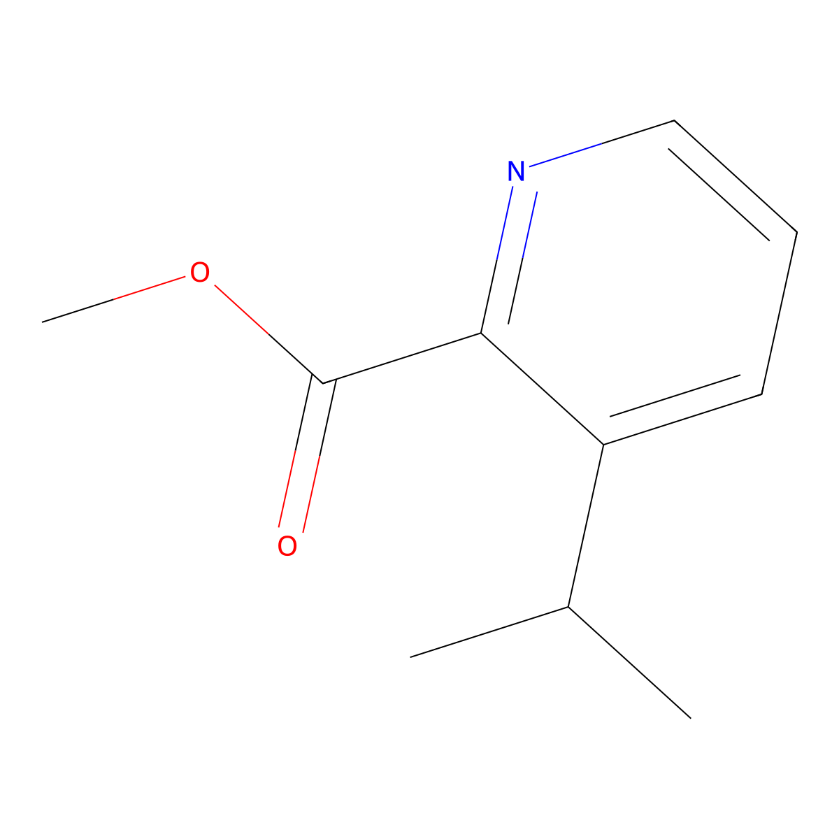 Methyl 3-isopropylpicolinate molecular structure, CAS 2119467-66-0