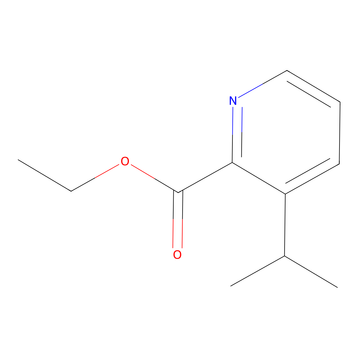Ethyl 3-isopropylpicolinate molecular structure, CAS 2119467-73-9