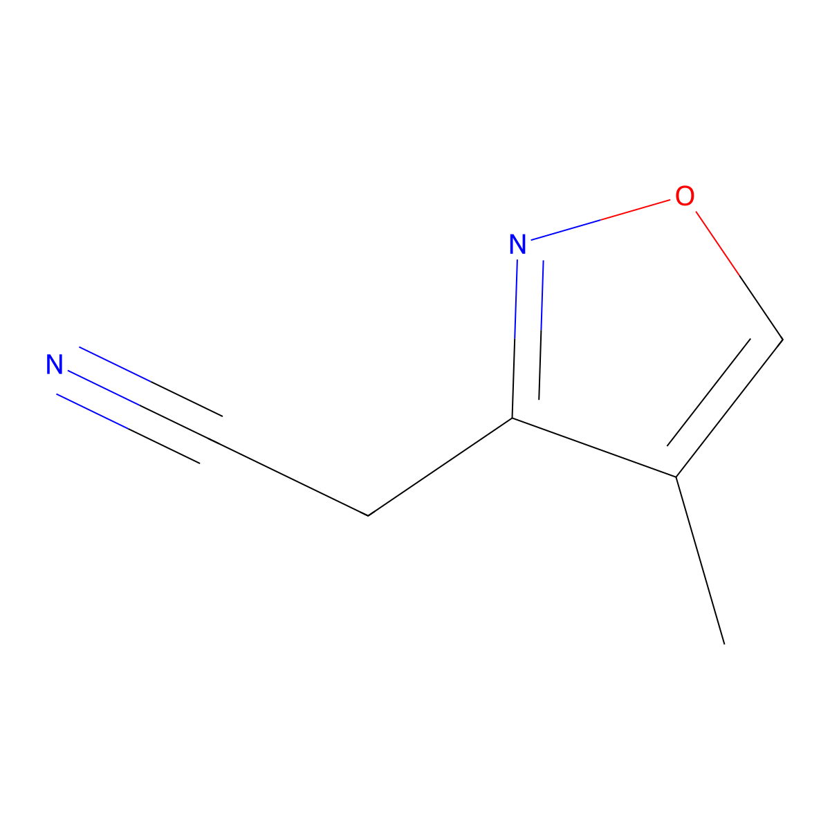 2-(4-Methyl-1,2-oxazol-3-yl)acetonitrile molecular structure, CAS 2119900-73-9