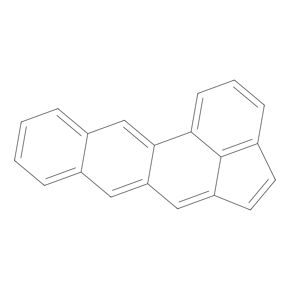 Benz(k)acephenanthrylene molecular structure, CAS 212-41-9