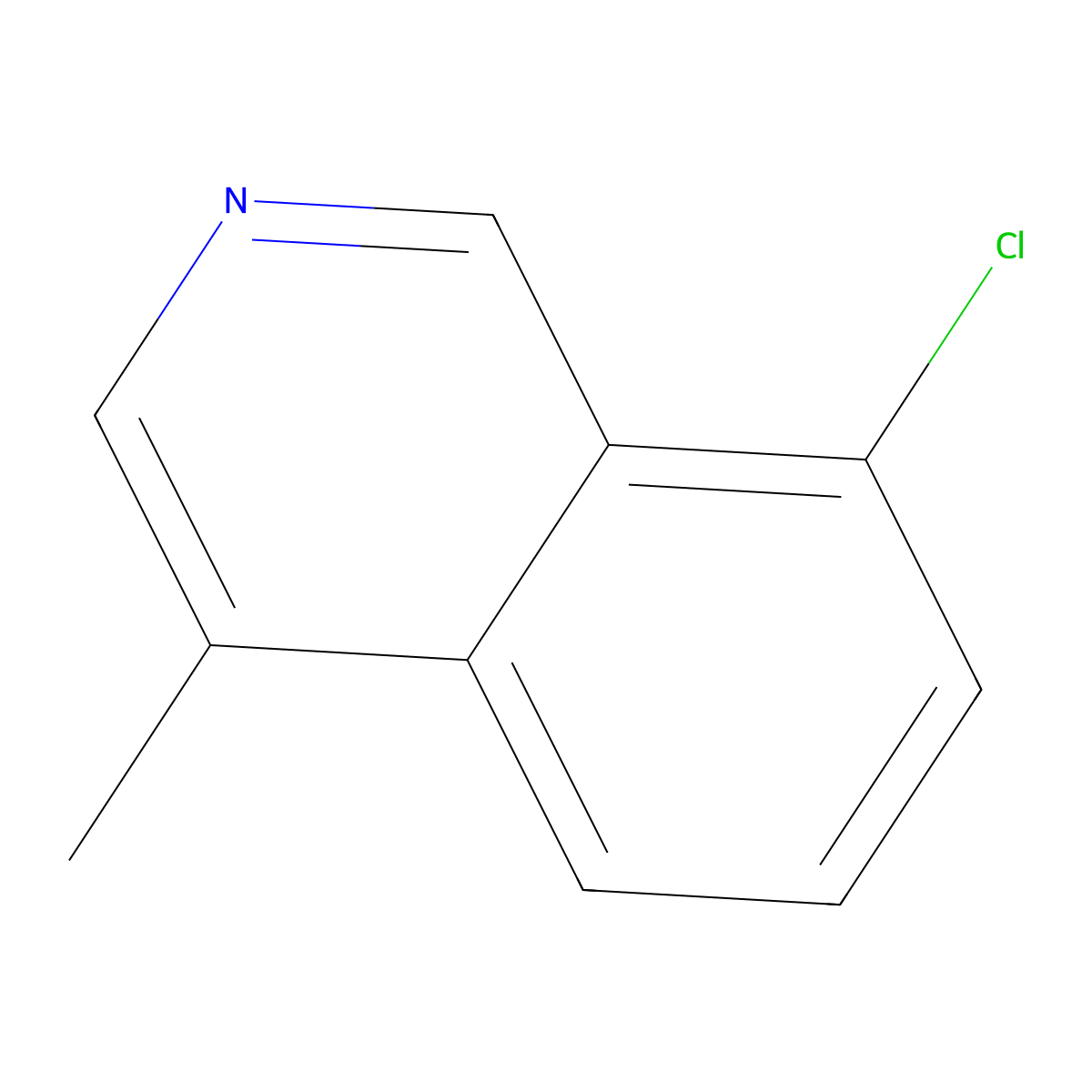 8-Chloro-4-methylisoquinoline molecular structure, CAS 2120112-95-8