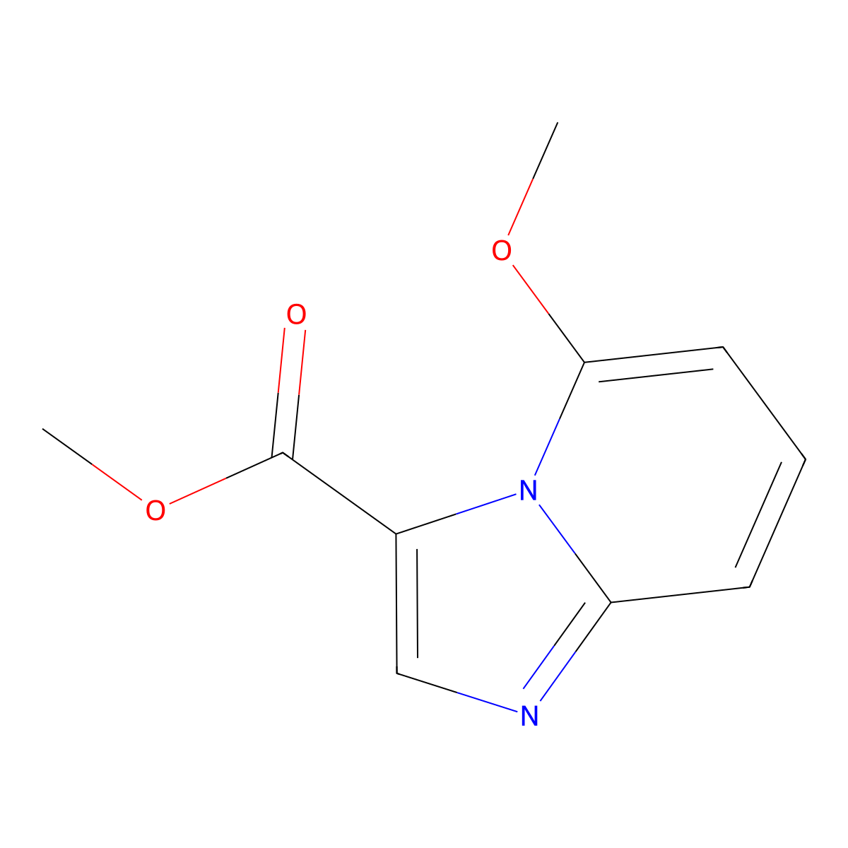 Methyl 5-methoxyimidazo[1,2-a]pyridine-3-carboxylate molecular structure, CAS 2120340-87-4
