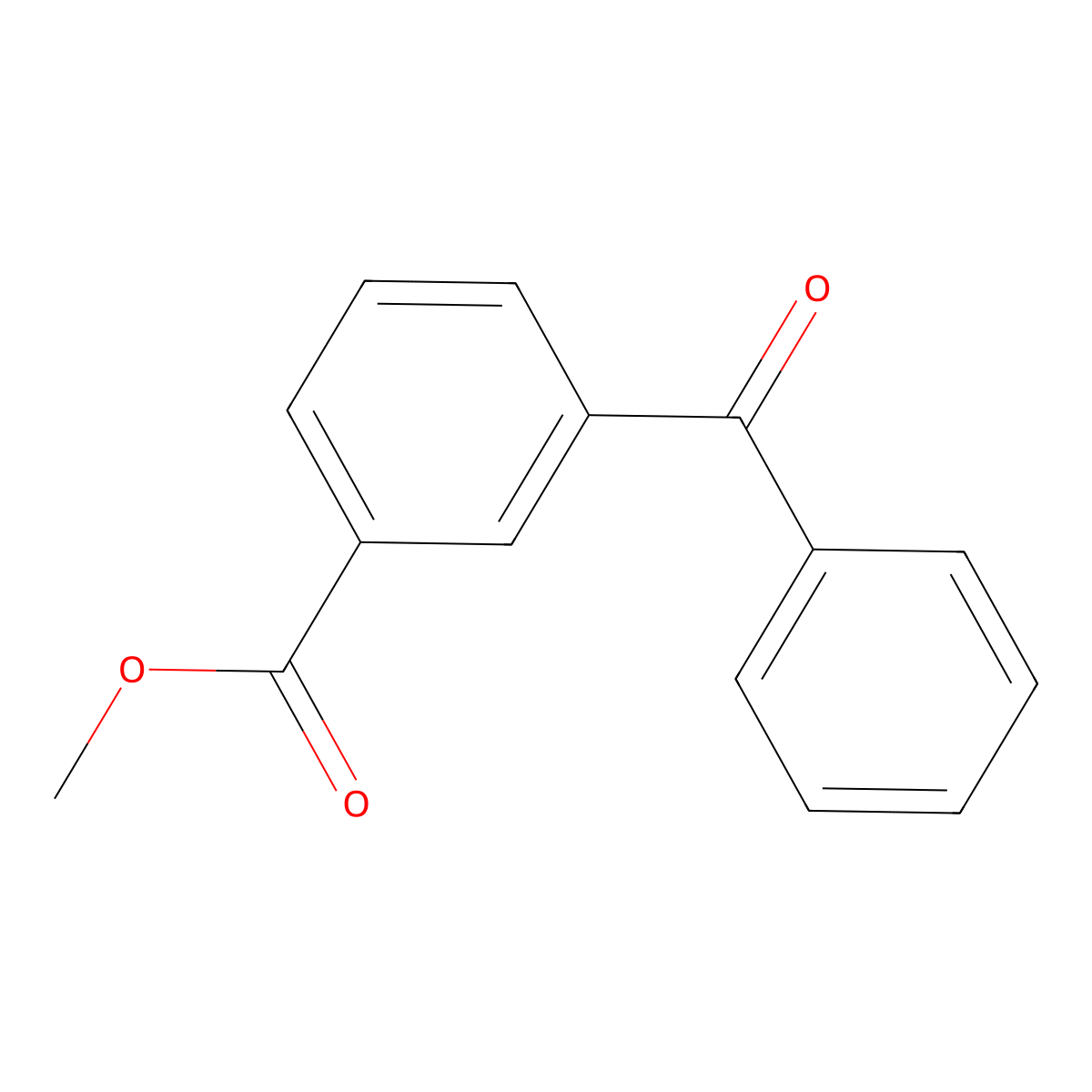 Methyl 3-benzoylbenzoate molecular structure, CAS 21204-86-4