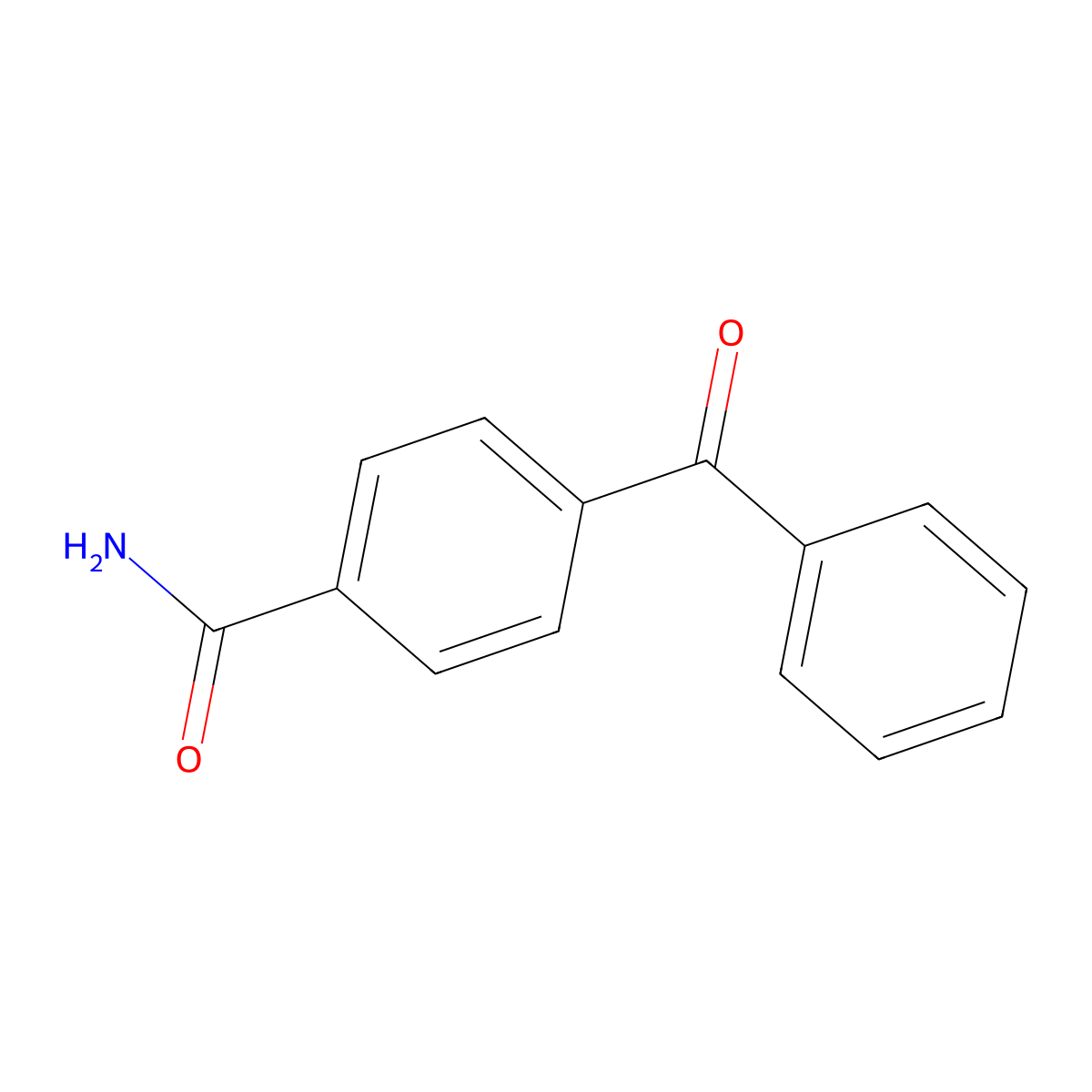 4-Benzoylbenzamide molecular structure, CAS 21204-89-7