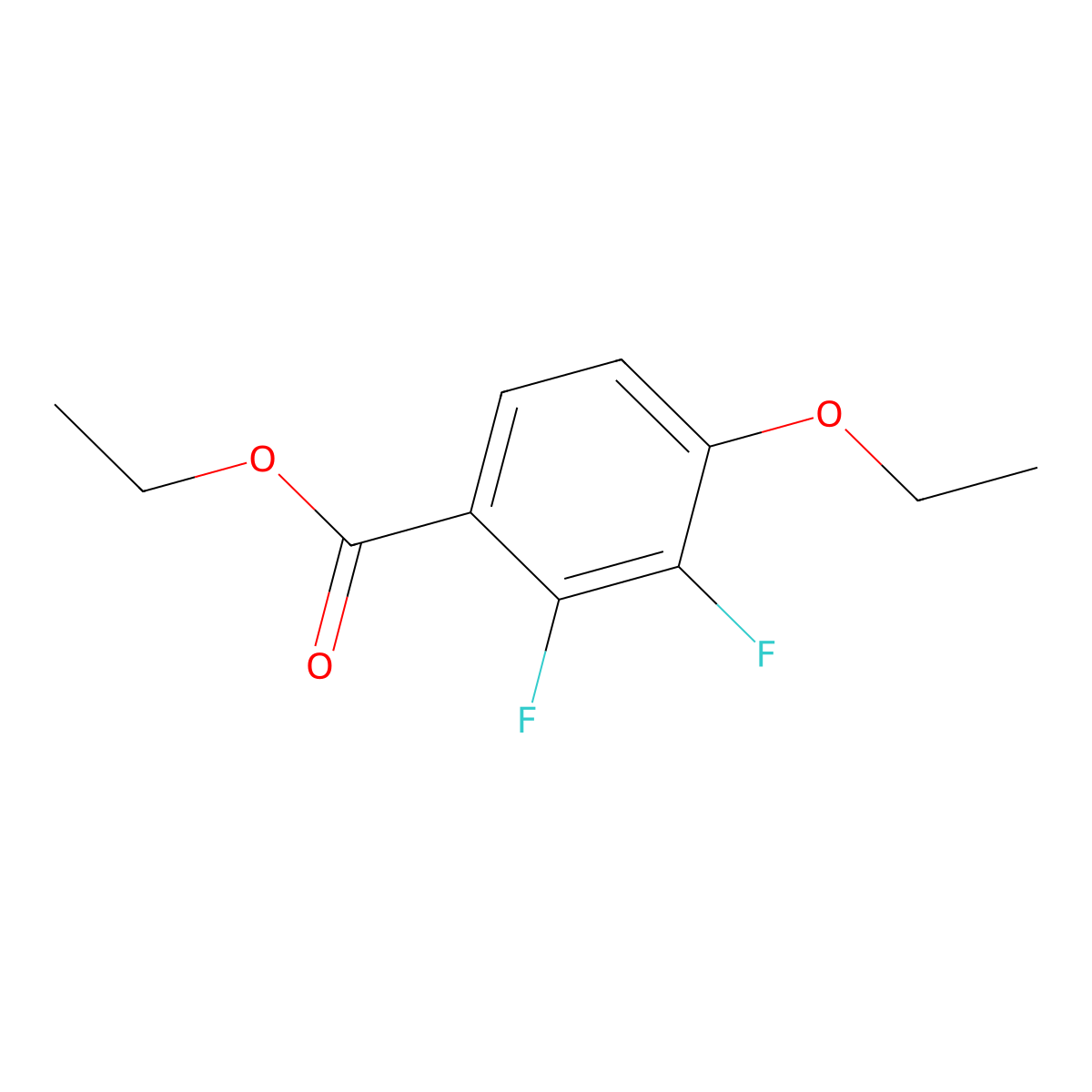 Ethyl 4-ethoxy-2,3-difluorobenzoate molecular structure, CAS 2120570-29-6