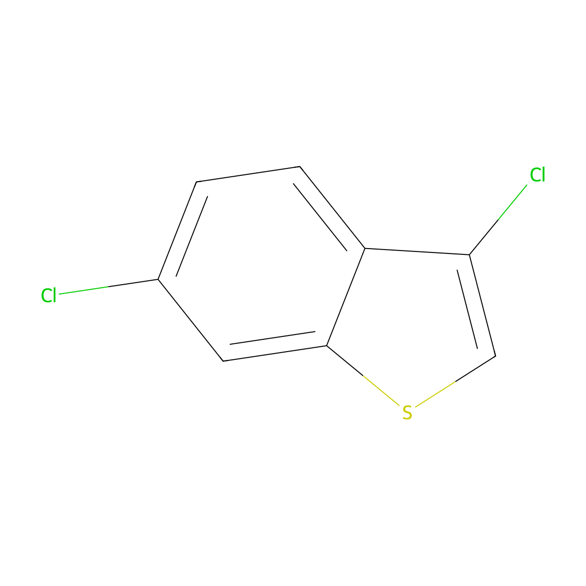 3,6-Dichlorobenzo[b]thiophene molecular structure, CAS 21211-21-2
