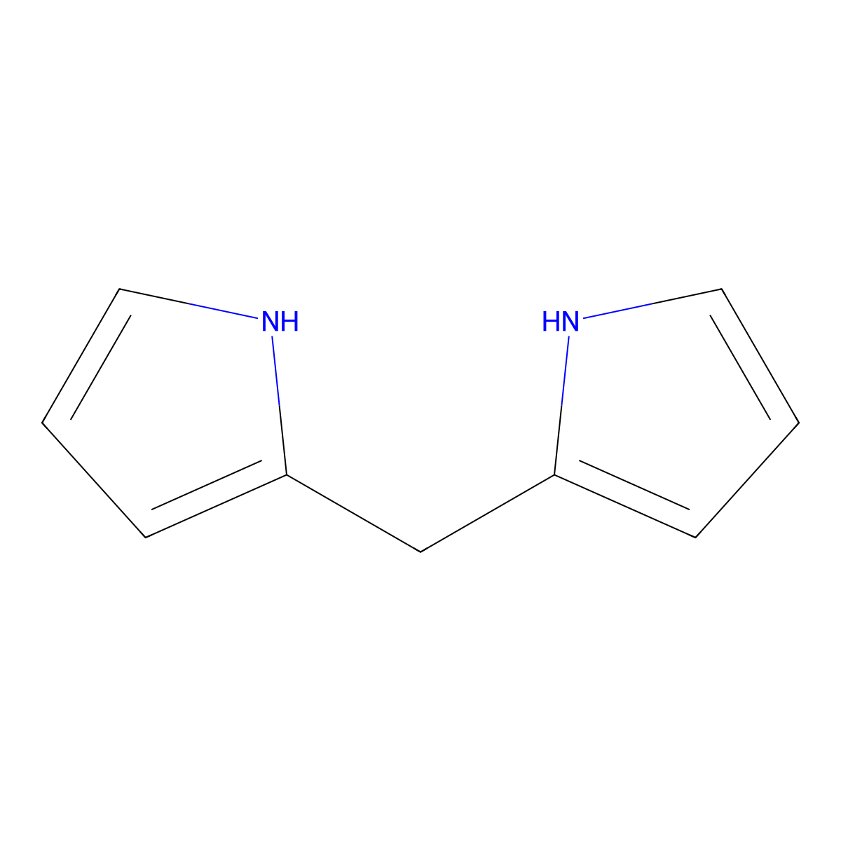 Dipyrromethane molecular structure, CAS 21211-65-4