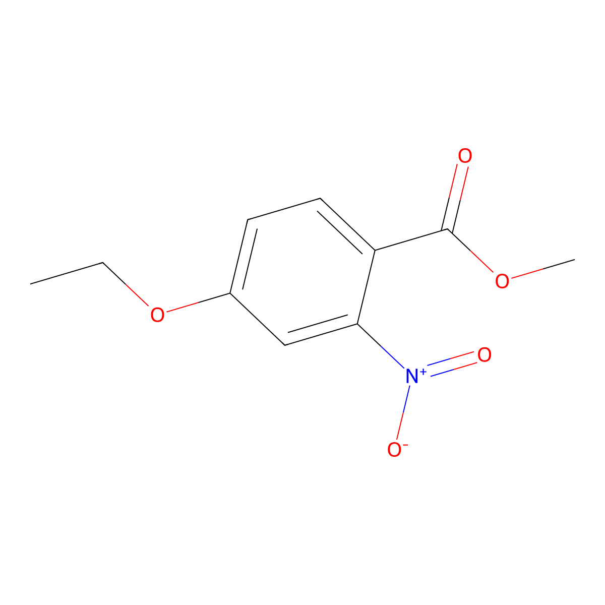 Methyl 4-ethoxy-2-nitrobenzoate molecular structure, CAS 2121103-85-1