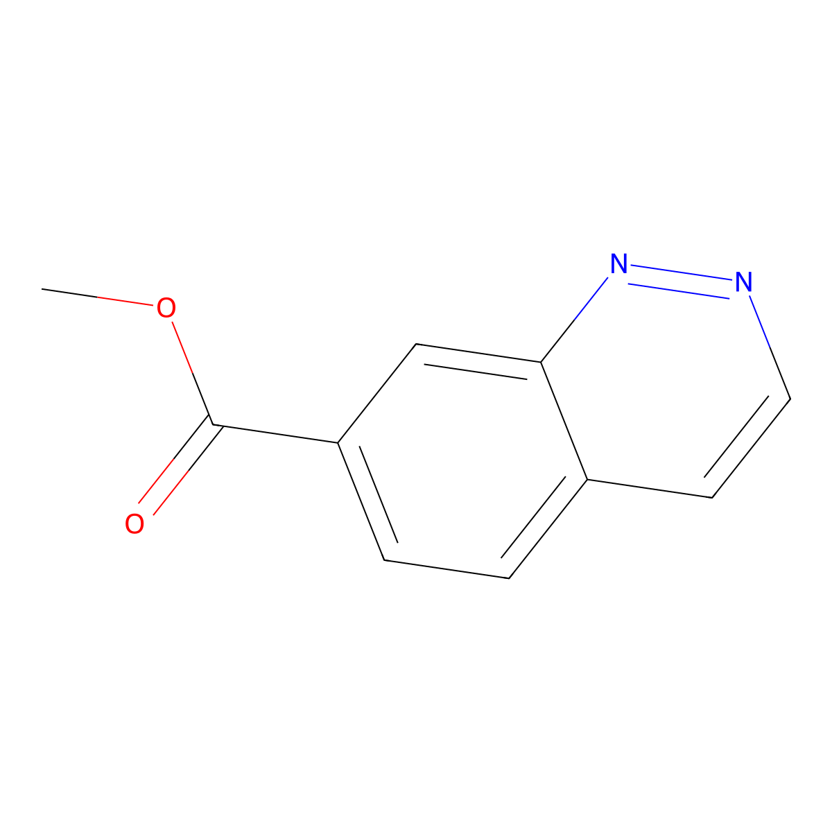 Methyl cinnoline-7-carboxylate molecular structure, CAS 2121171-13-7