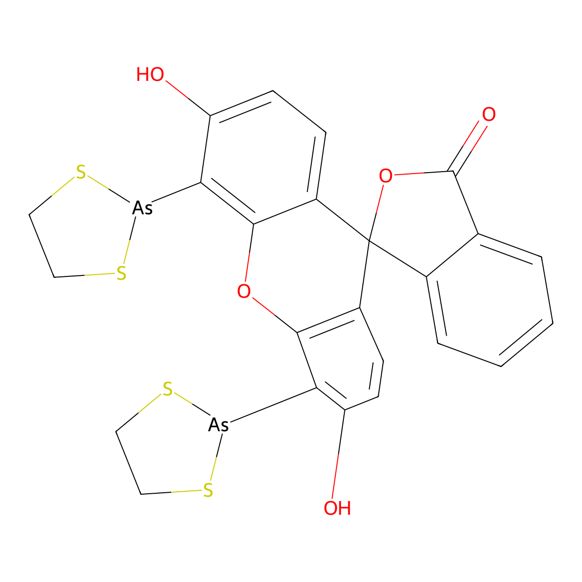 FlAsH molecular structure, CAS 212118-77-9