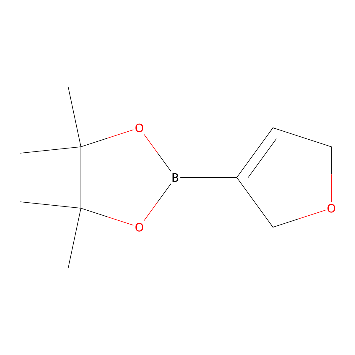 2-(2,5-Dihydrofuran-3-yl)-4,4,5,5-tetramethyl-1,3,2-dioxaborolane molecular structure, CAS 212127-80-5