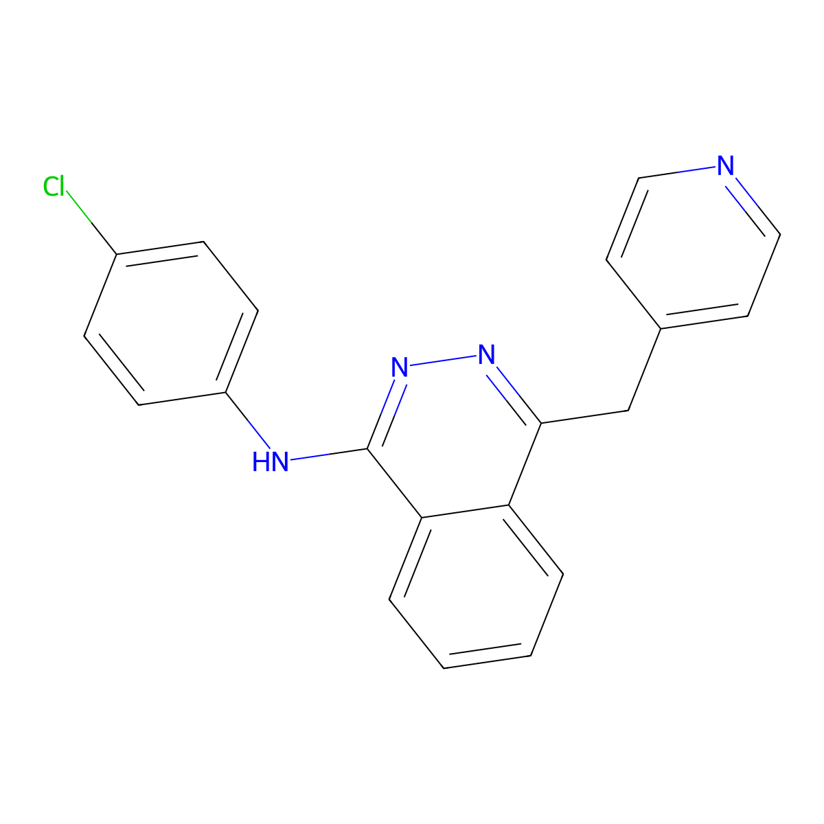 Vatalanib molecular structure, CAS 212141-54-3
