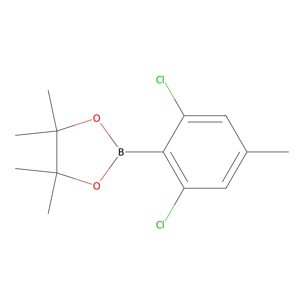 2,6-Dichloro-4-methylphenylboronic acid pinacol ester molecular structure, CAS 2121511-76-8