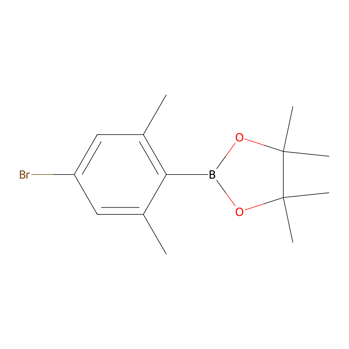 4-Bromo-2,6-dimethylphenylboronic acid pinacol ester molecular structure, CAS 2121511-79-1
