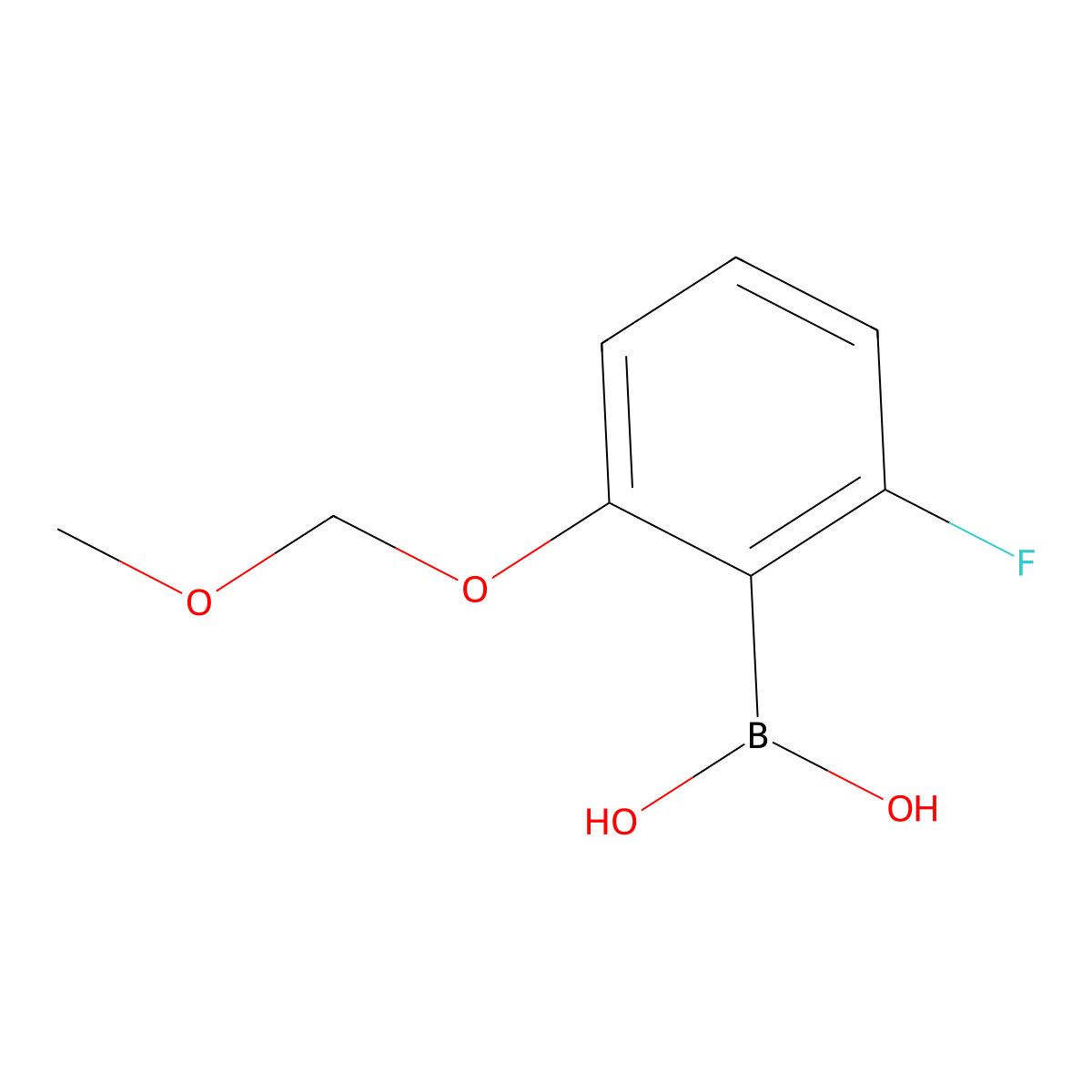 2-Fluoro-6-(methoxymethoxy)phenylboronic acid molecular structure, CAS 2121511-85-9