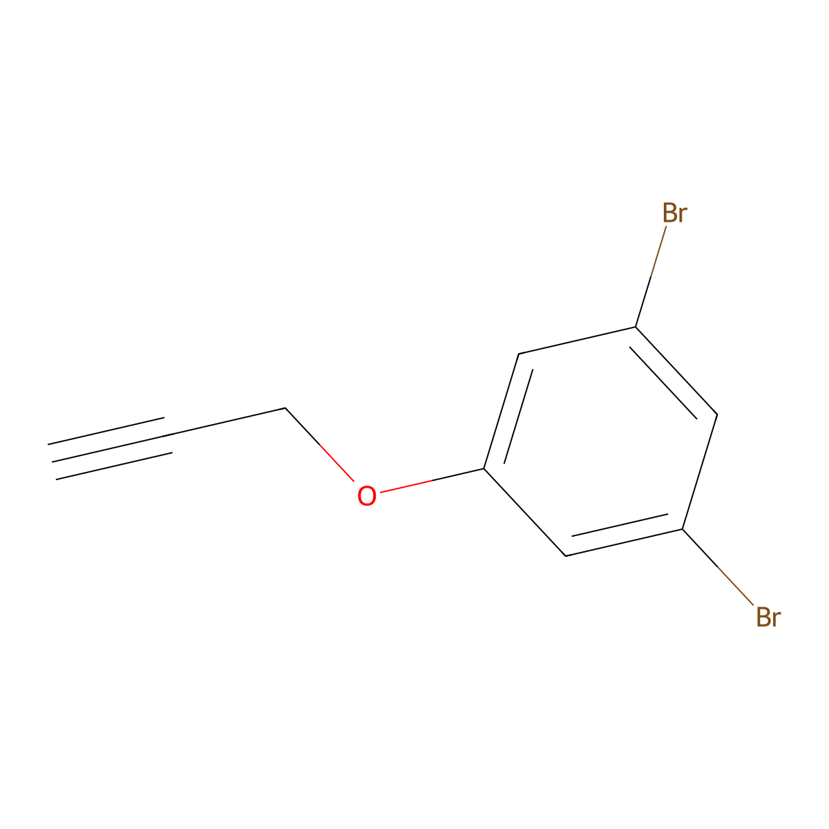 1,3-Dibromo-5-(prop-2-yn-1-yloxy)benzene molecular structure, CAS 2121512-40-9