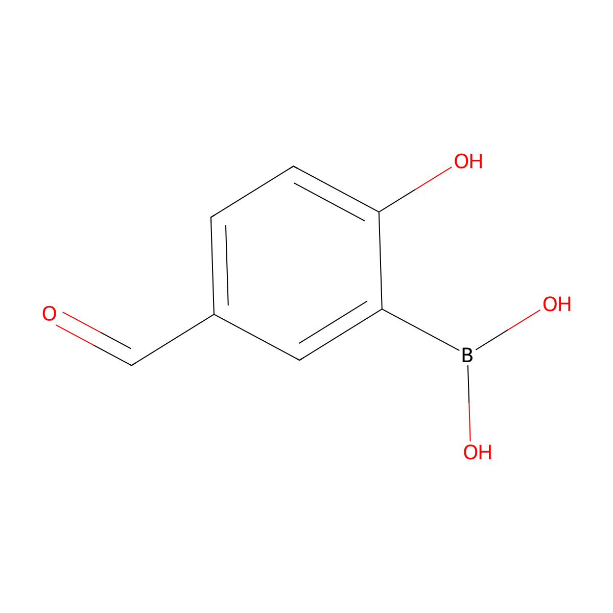 Boronic acid, B-(5-formyl-2-hydroxyphenyl)- molecular structure, CAS 2121513-62-8