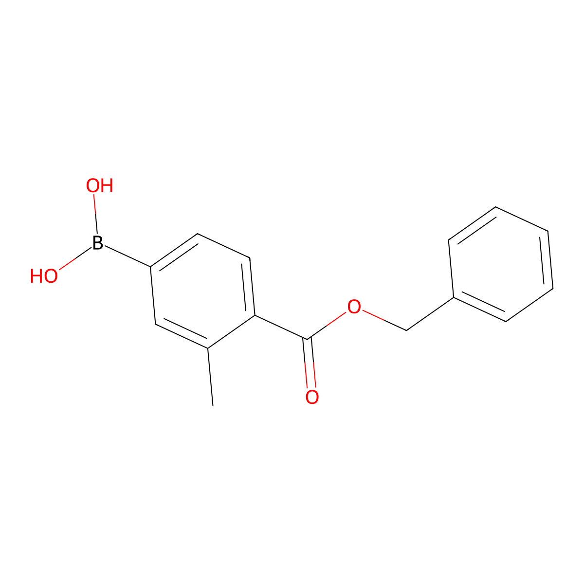 4-(Benzyloxycarbonyl)-3-methylphenylboronic acid molecular structure, CAS 2121514-45-0