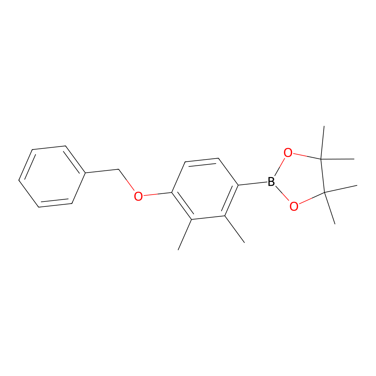 (4-(Benzyloxy)-2,3-dimethylphenyl)boronic acid pinacol ester molecular structure, CAS 2121514-48-3