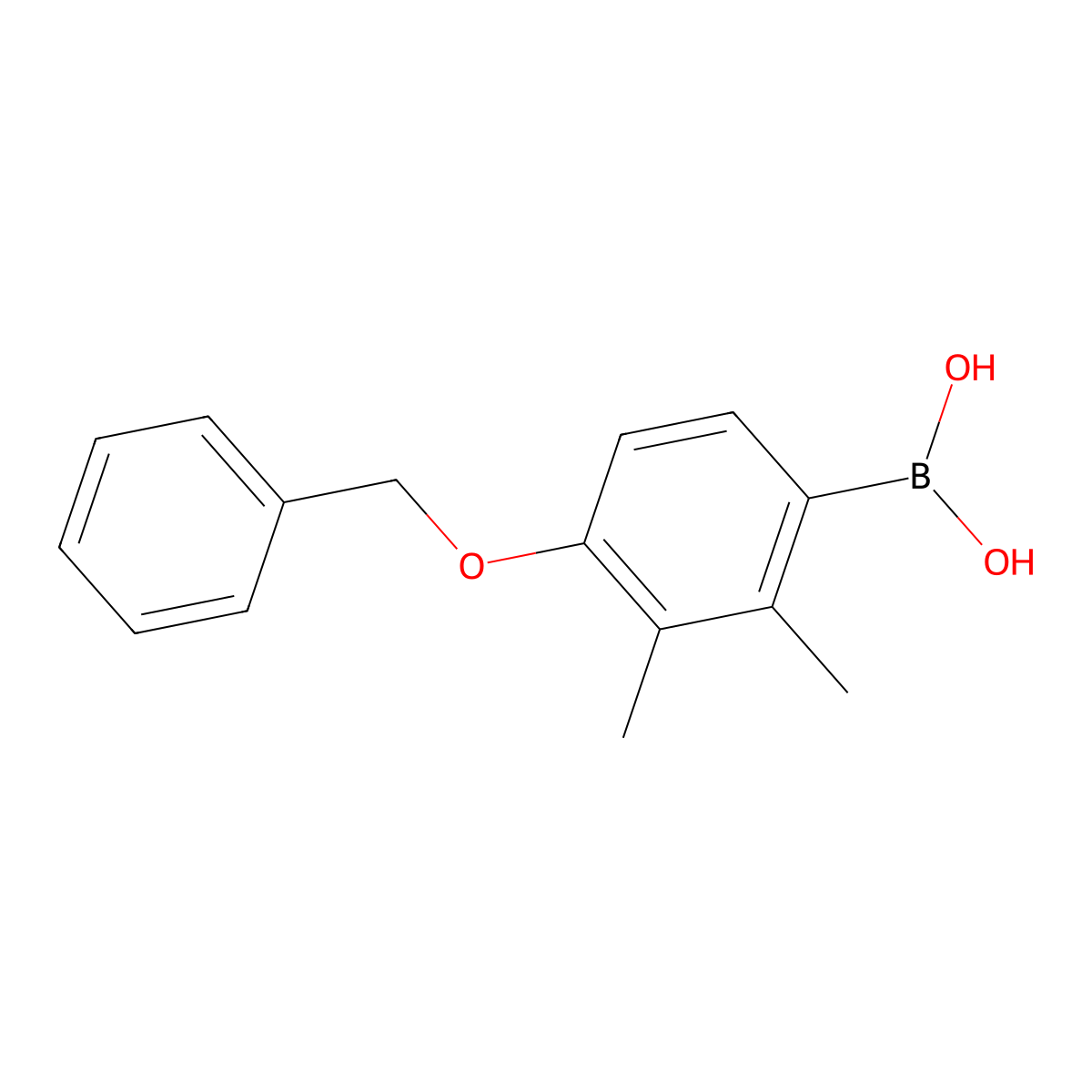 (4-(Benzyloxy)-2,3-dimethylphenyl)boronic acid molecular structure, CAS 2121514-88-1