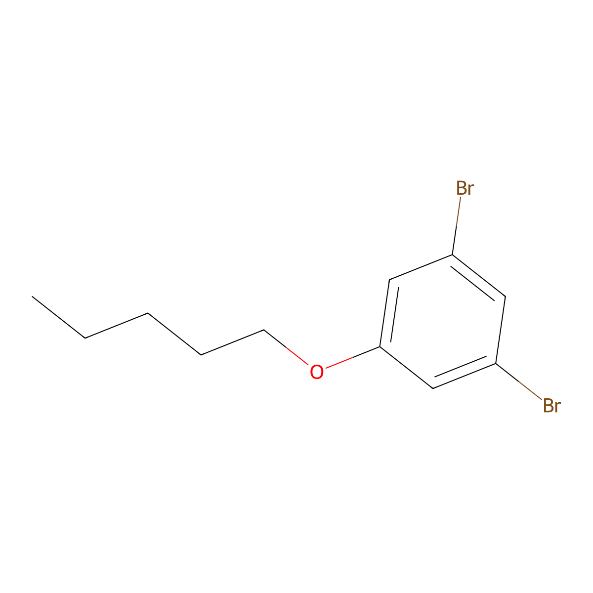 1,3-Dibromo-5-pentoxybenzene molecular structure, CAS 2121515-32-8