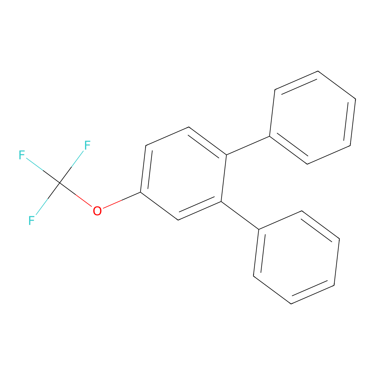 3,4-Diphenyl-1-(trifluoromethoxy)benzene molecular structure, CAS 2121515-35-1