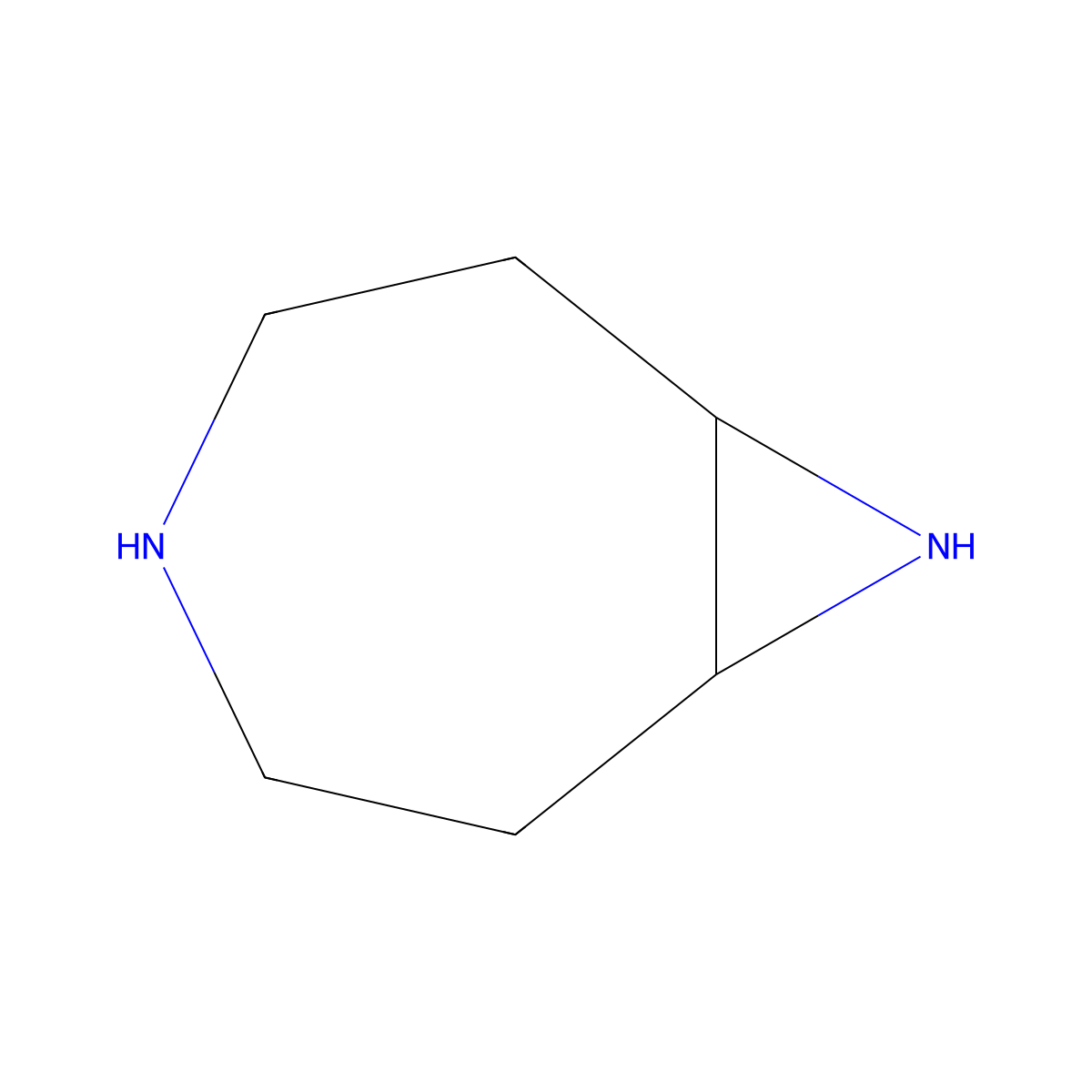 4,8-Diazabicyclo[5.1.0]octane molecular structure, CAS 2121560-72-1