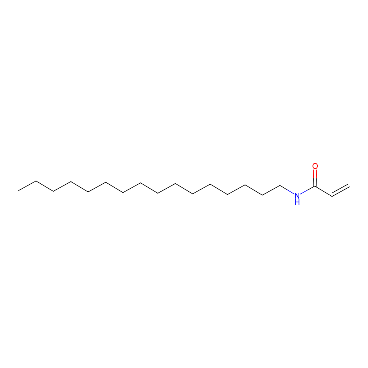 N-Hexadecylacrylamide molecular structure, CAS 21216-80-8