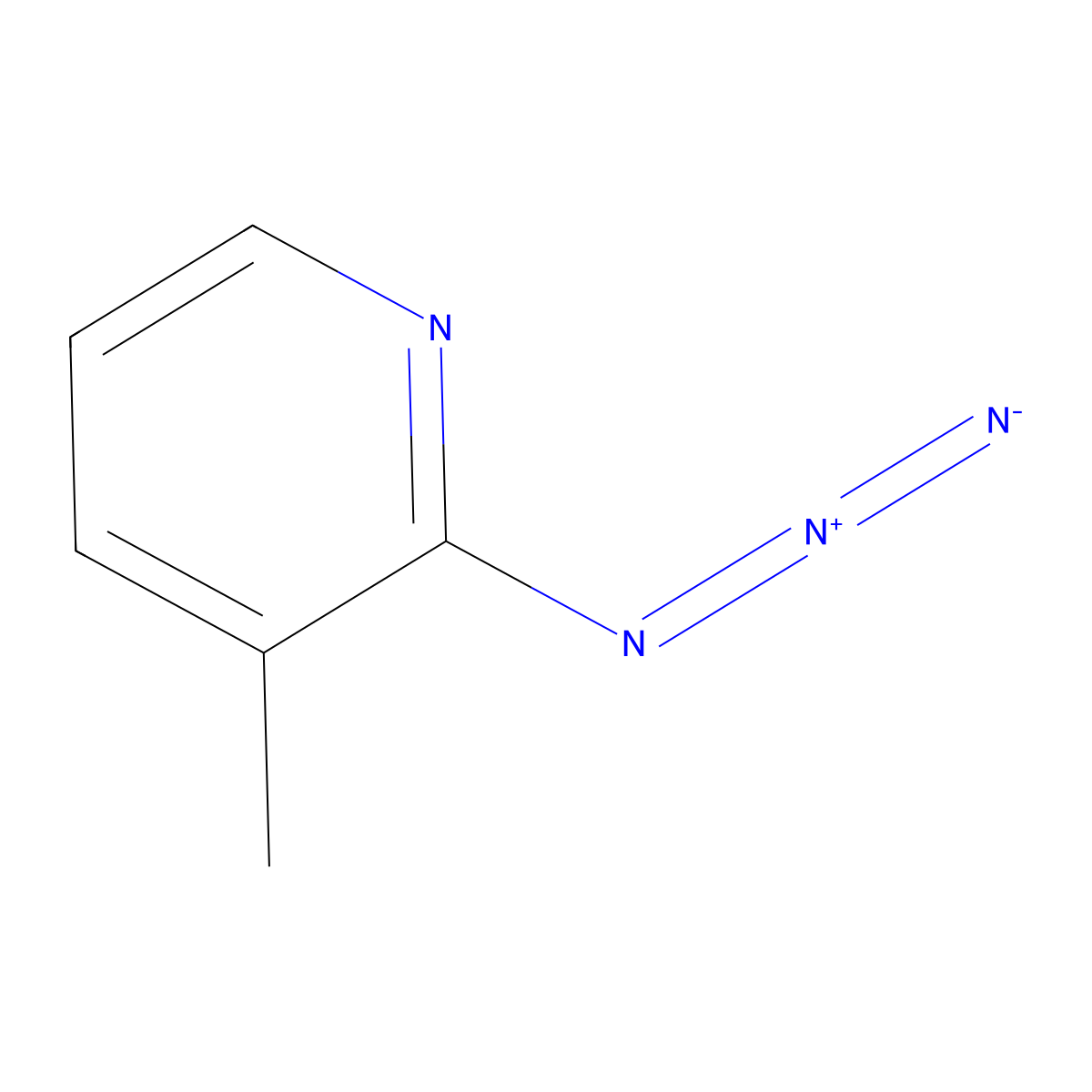 2-Azido-3-methylpyridine molecular structure, CAS 212182-34-8
