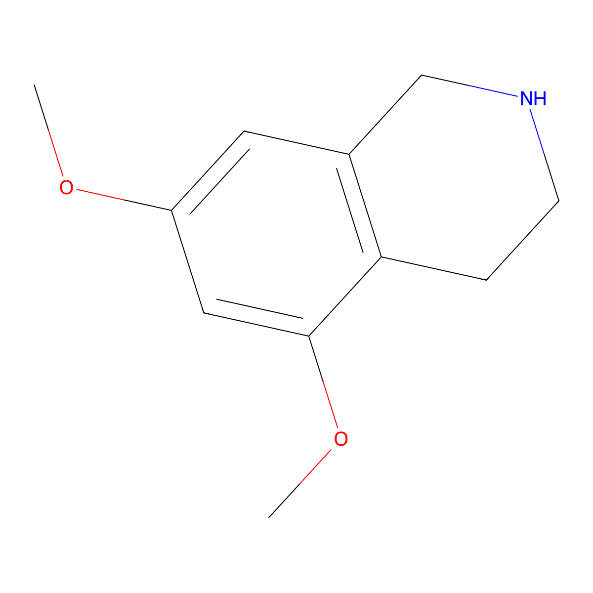 5,7-Dimethoxy-1,2,3,4-tetrahydroisoquinoline molecular structure, CAS 212184-86-6