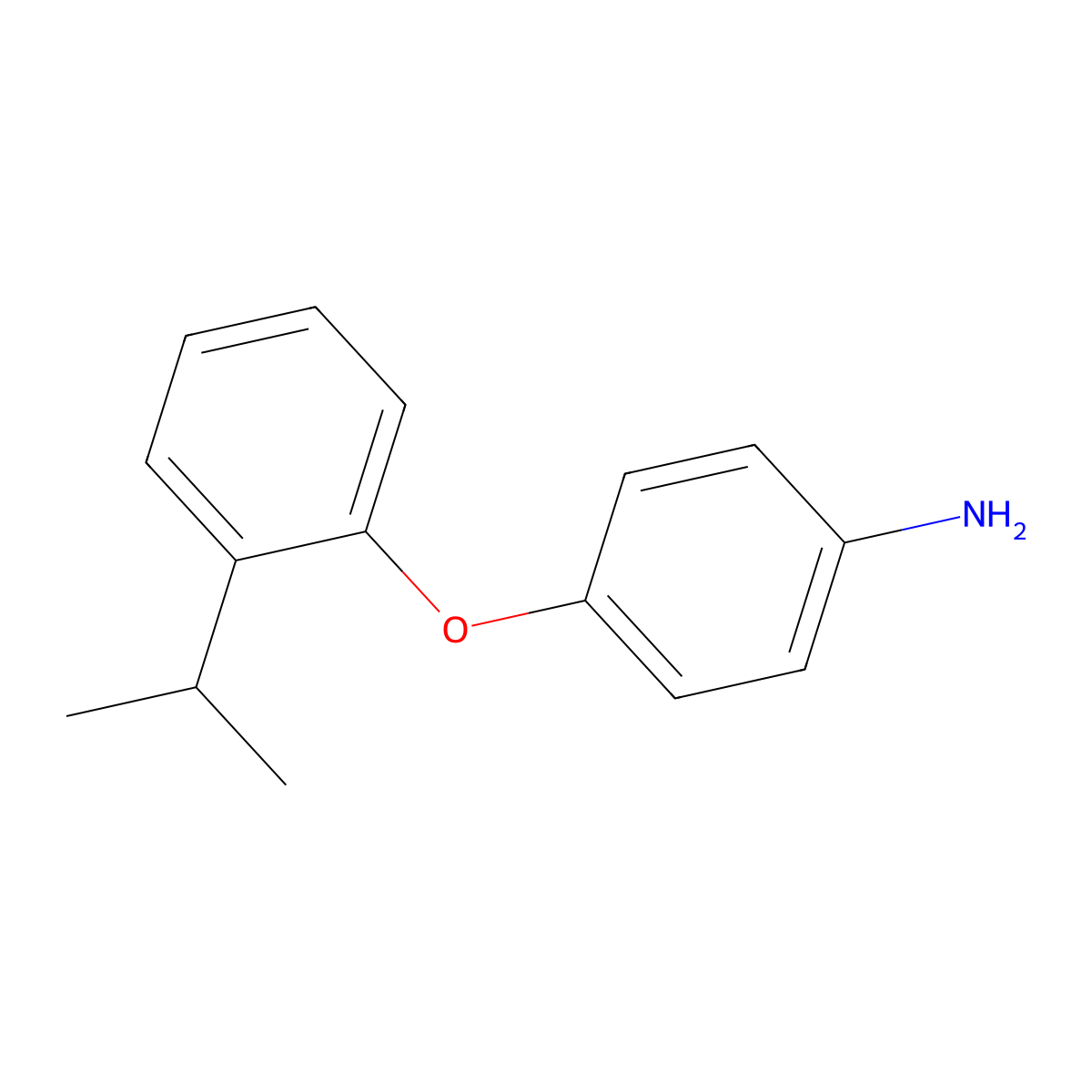 4-(2-Isopropylphenoxy)aniline molecular structure, CAS 212189-62-3