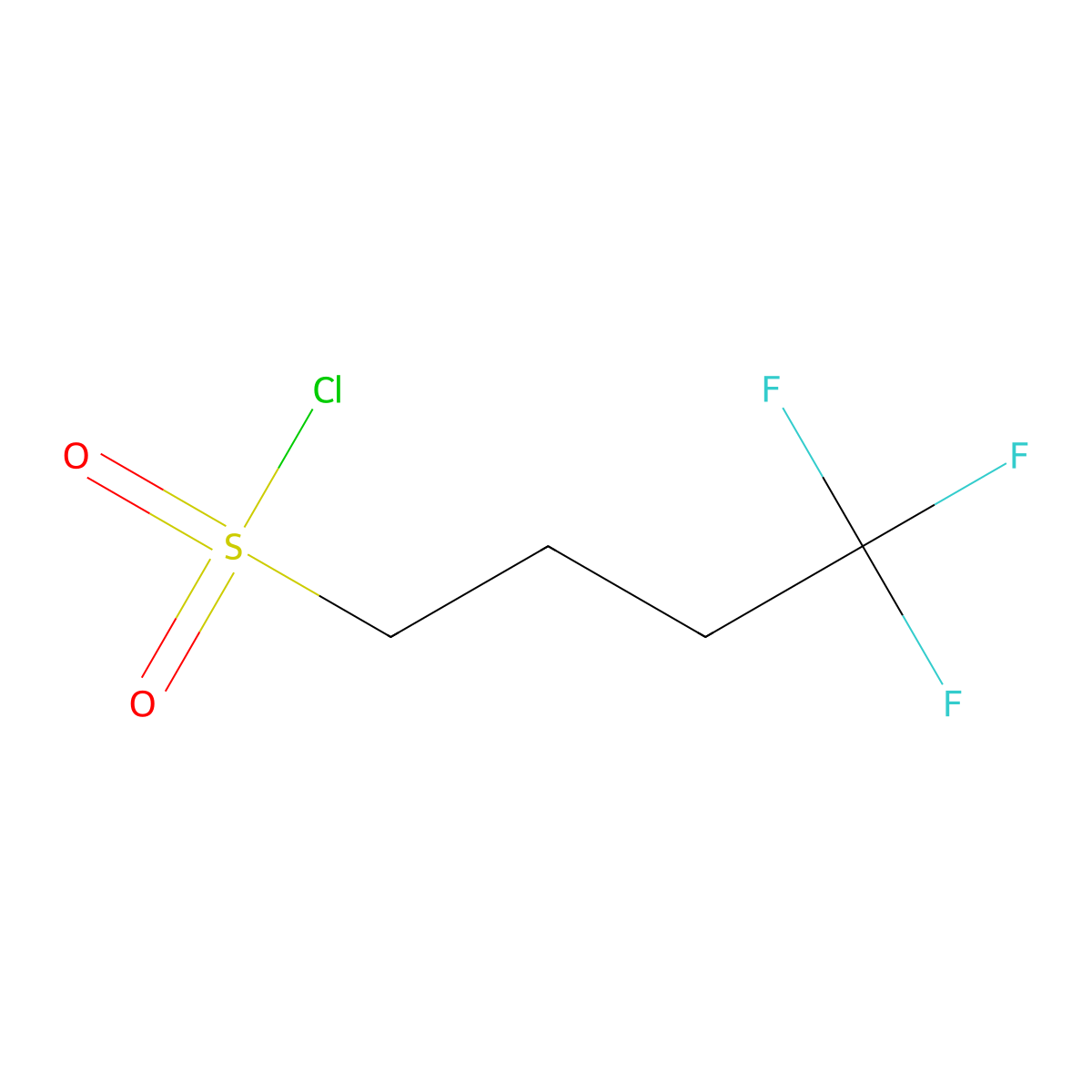 4,4,4-trifluorobutane-1-sulfonyl Chloride molecular structure, CAS 212190-25-5