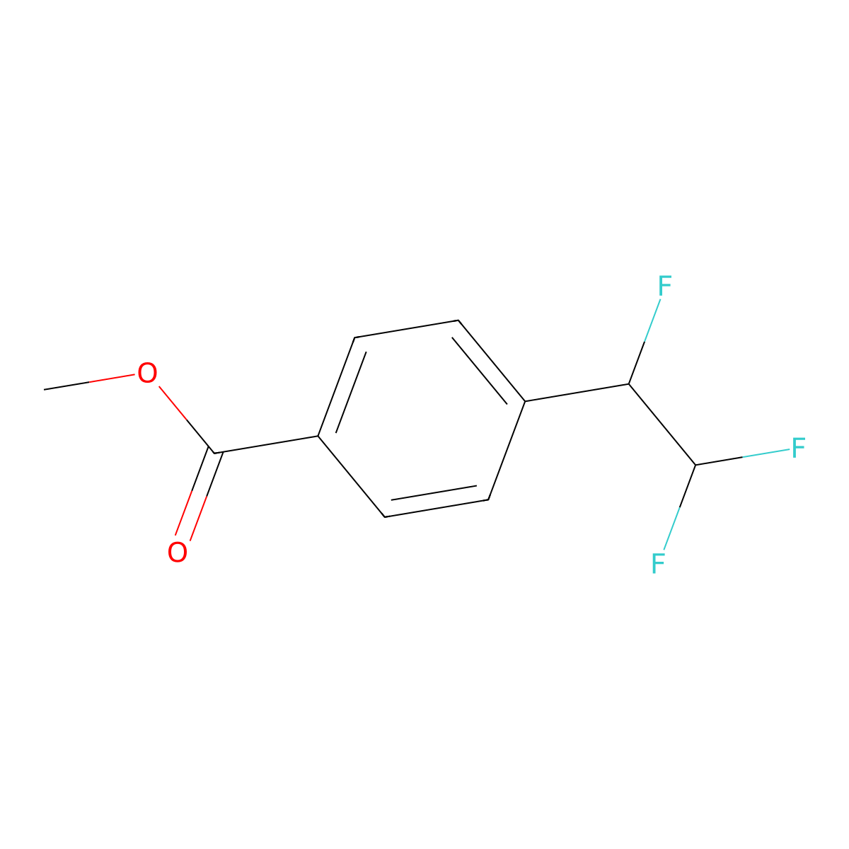 Methyl 4-(1,2,2-trifluoroethyl)benzoate molecular structure, CAS 2121931-67-5