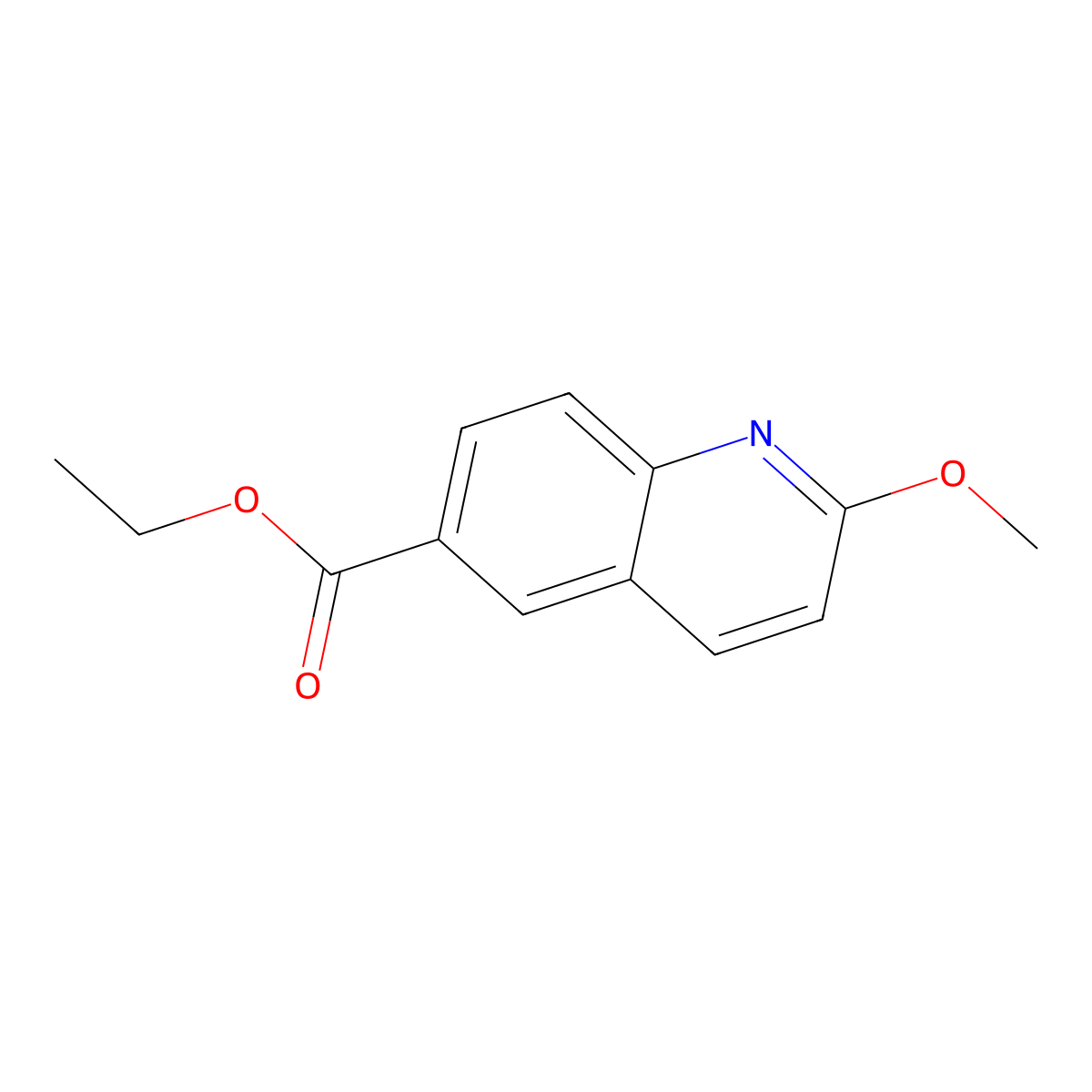 Ethyl 2-methoxyquinoline-6-carboxylate molecular structure, CAS 2121932-03-2