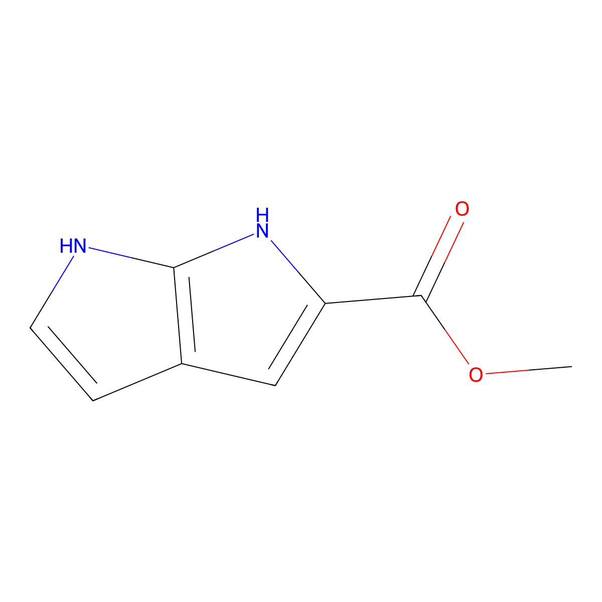 Methyl 1,6-dihydropyrrolo[2,3-b]pyrrole-2-carboxylate molecular structure, CAS 2122432-83-9