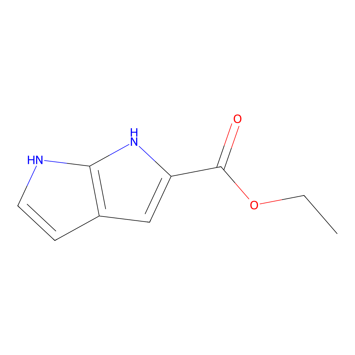Ethyl 1,6-dihydropyrrolo[2,3-b]pyrrole-2-carboxylate molecular structure, CAS 2122472-32-4