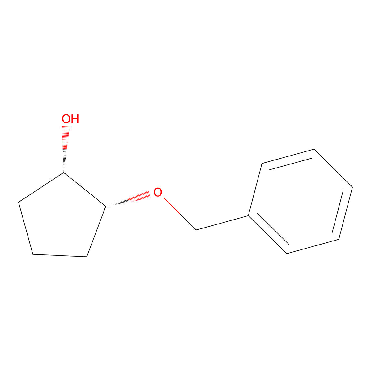 (1S,2R)-2-(benzyloxy)cyclopentan-1-ol molecular structure, CAS 212270-84-3