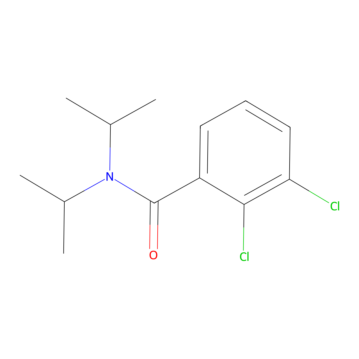 Benzamide, 2,3-dichloro-N,N-bis(1-methylethyl)- molecular structure, CAS 212392-33-1
