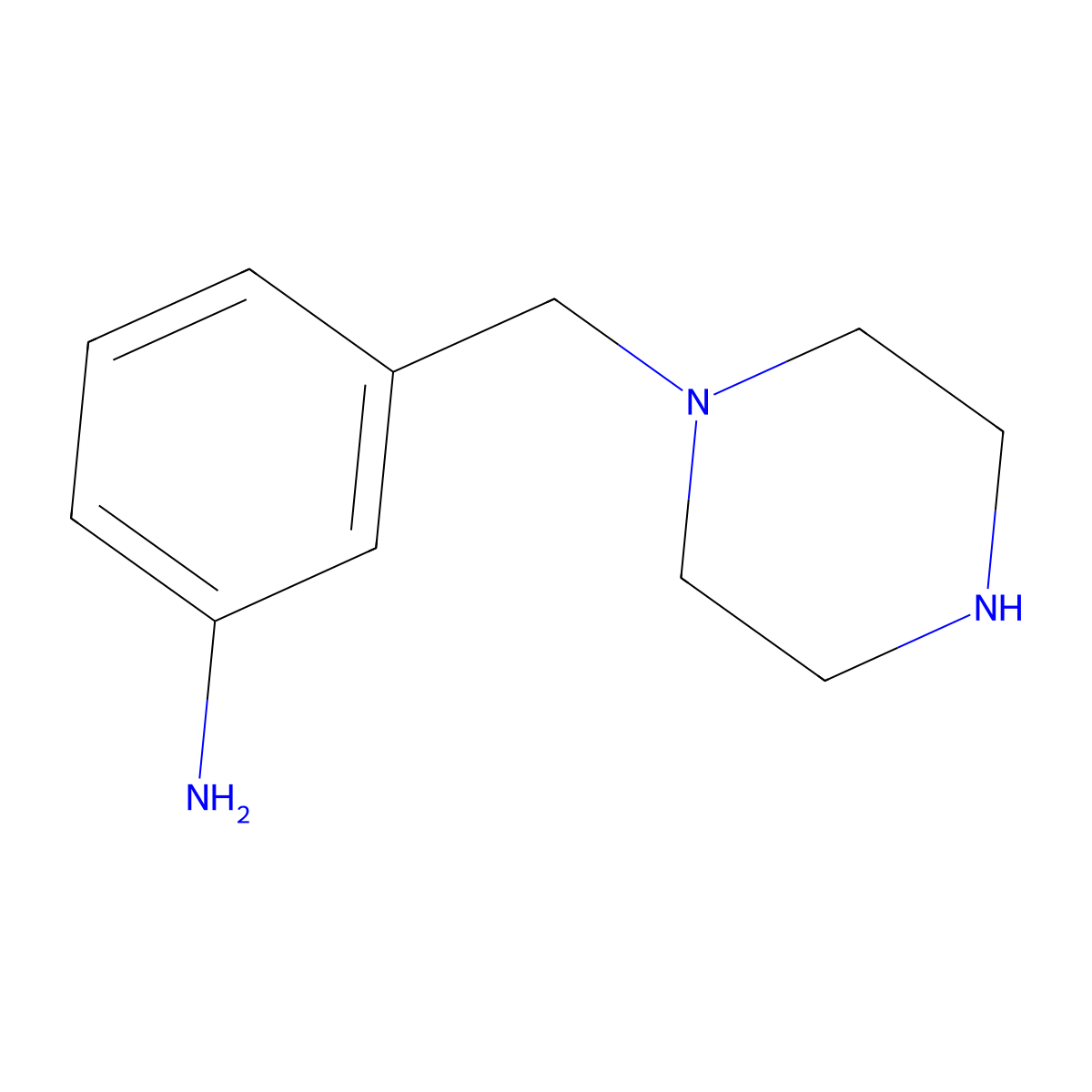 3-(Piperazin-1-ylmethyl)aniline molecular structure, CAS 212392-51-3