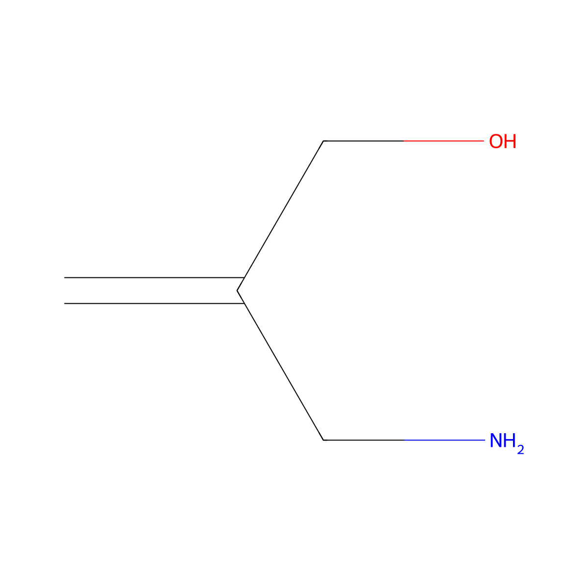 2-(Aminomethyl)prop-2-en-1-ol molecular structure, CAS 212472-55-4