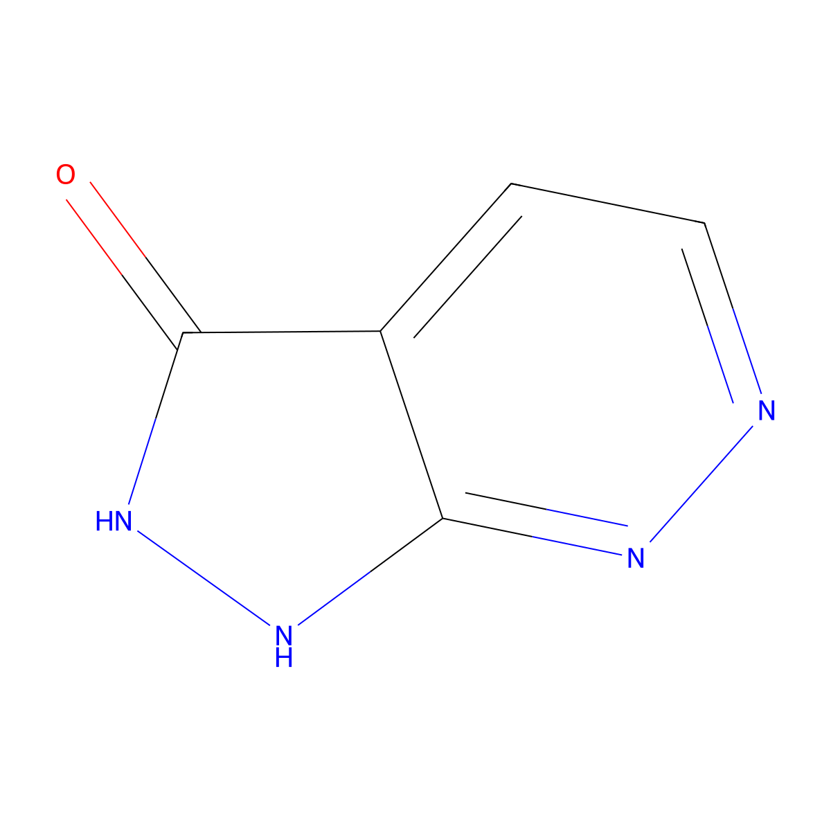 1H-Pyrazolo[3,4-c]pyridazin-3(2H)-one molecular structure, CAS 2125-85-1