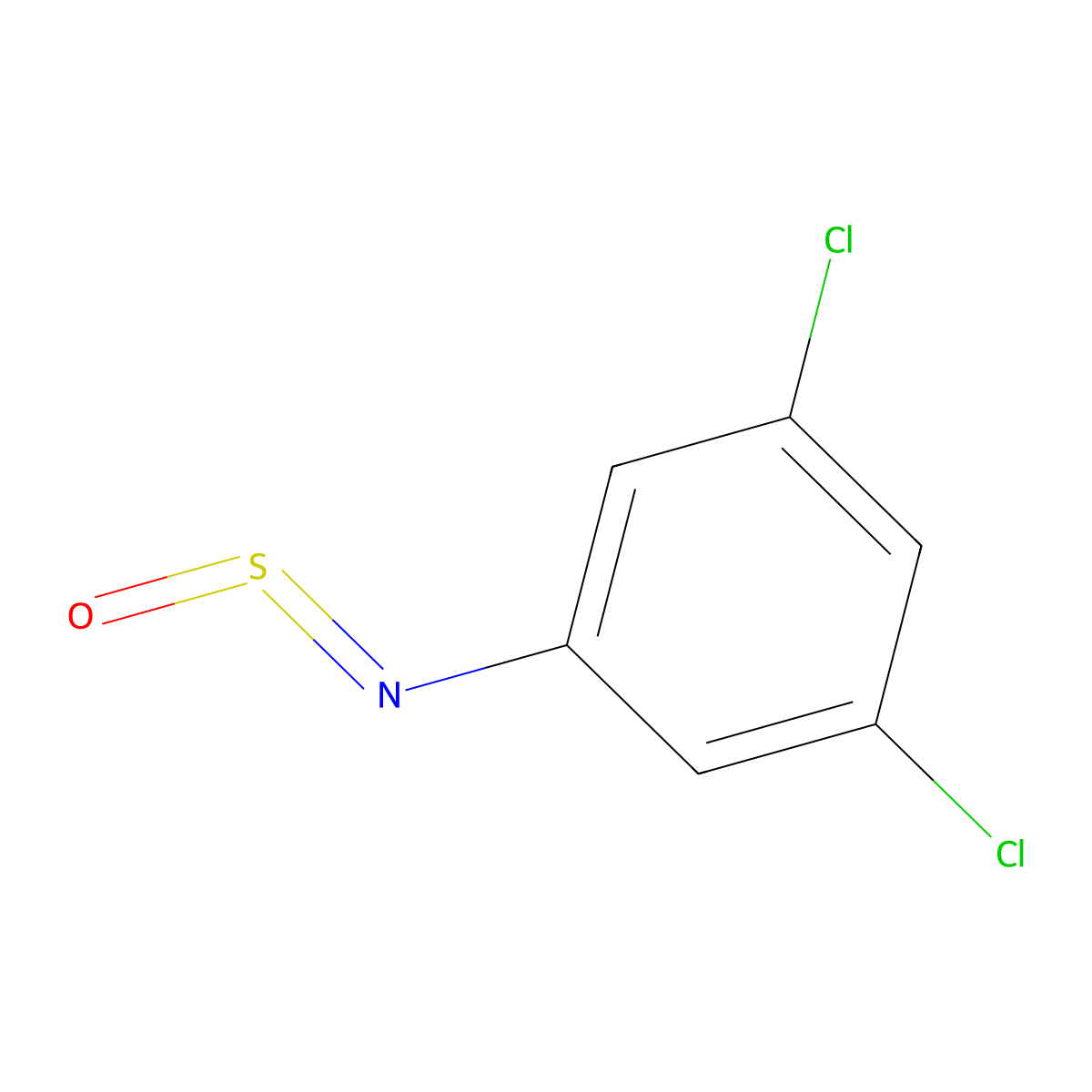 Benzenamine, 3,5-dichloro-N-sulfinyl- molecular structure, CAS 21250-21-5