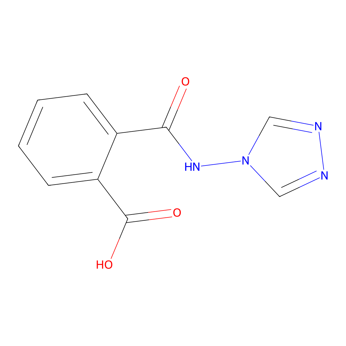 2-(1,2,4-Triazol-4-ylcarbamoyl)benzoic acid molecular structure, CAS 212517-01-6