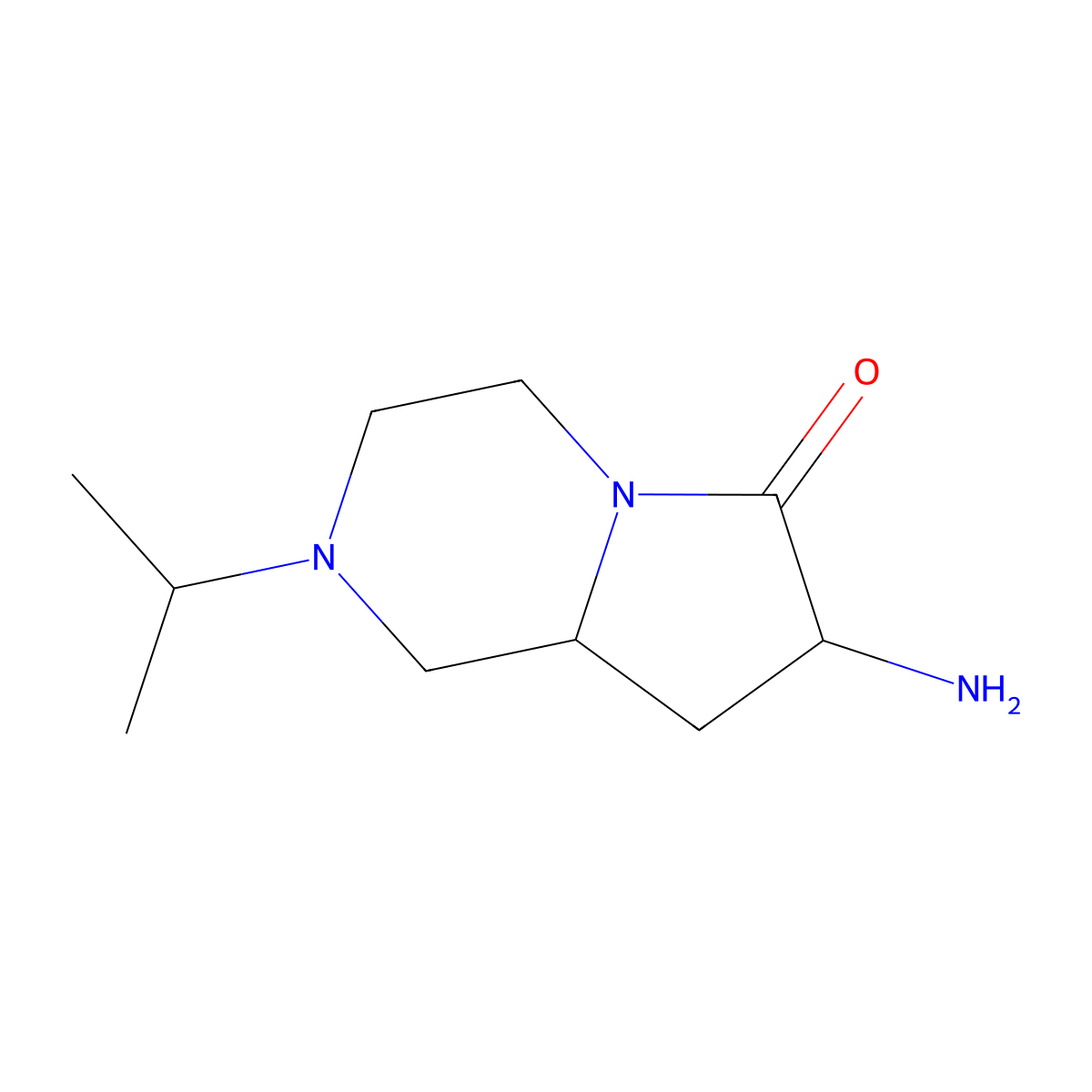 7-Amino-2-(propan-2-yl)-octahydropyrrolo[1,2-a]pyrazin-6-one molecular structure, CAS 2125333-30-2