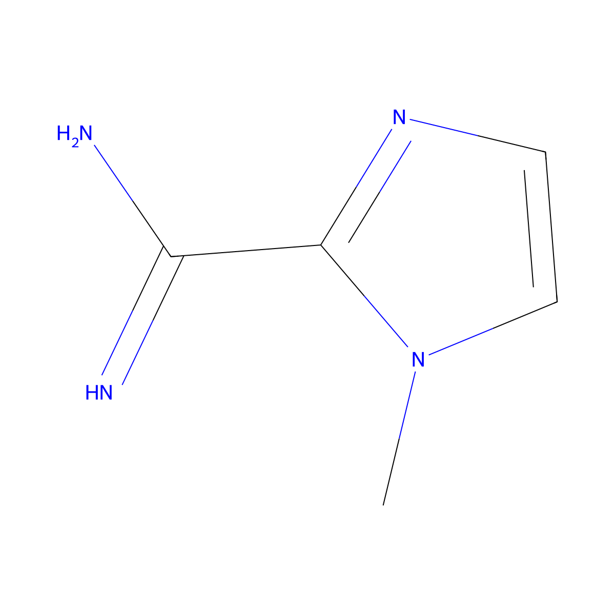 1-Methyl-1H-imidazole-2-carboxamidine molecular structure, CAS 212558-23-1