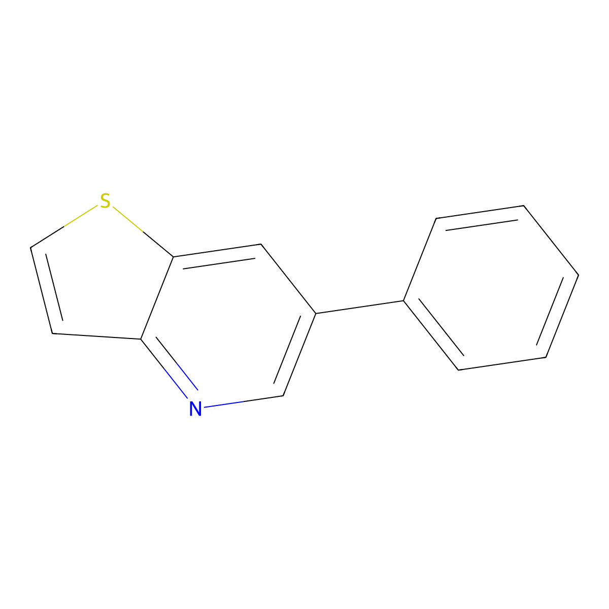 6-Phenylthieno[3,2-b]pyridine molecular structure, CAS 212571-06-7