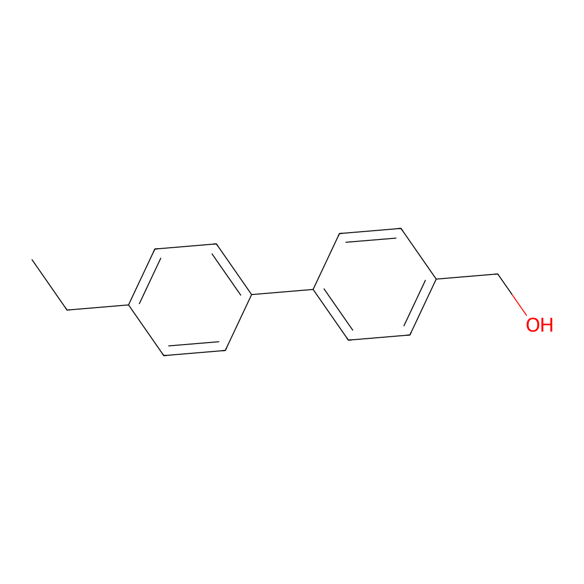 (4'-Ethylbiphenyl-4-yl)methanol molecular structure, CAS 212573-47-2