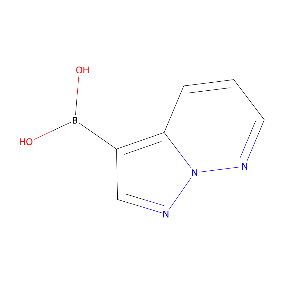 {Pyrazolo[1,5-b]pyridazin-3-yl}boronic acid molecular structure, CAS 2125744-44-5